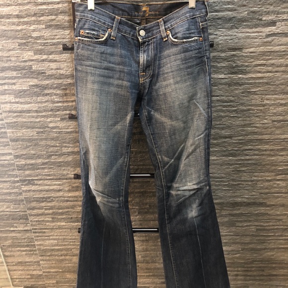 7 For All Mankind Flare Jeans - Picture 3 of 10